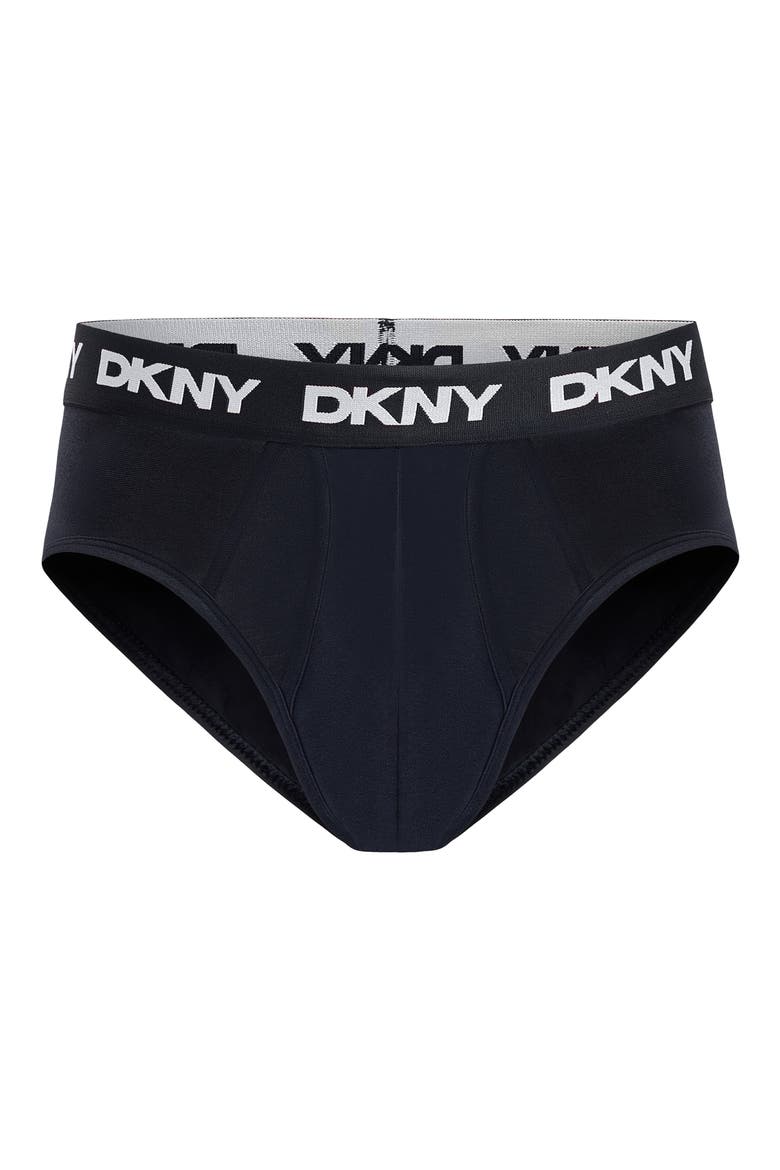 3-Pack Stretch Cotton Briefs, Alternate, color, BLACK