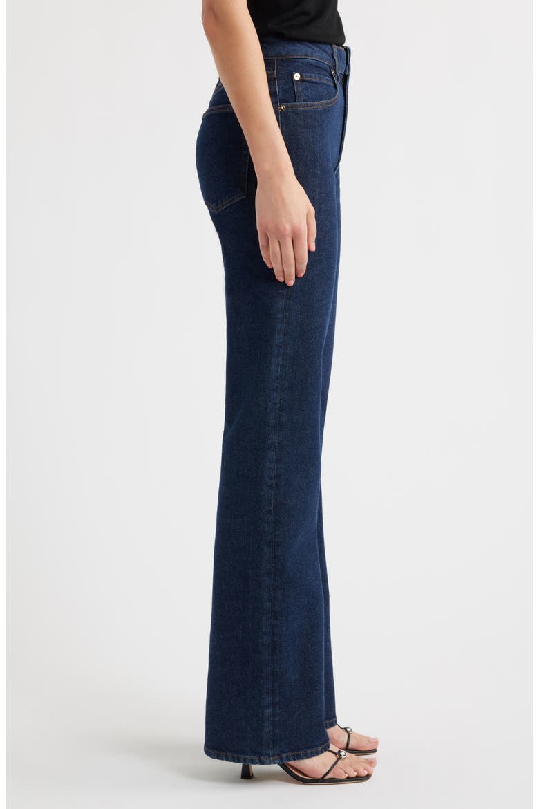 The Arrow High Waist Relaxed Bootcut Jeans, Alternate, color, TABOO