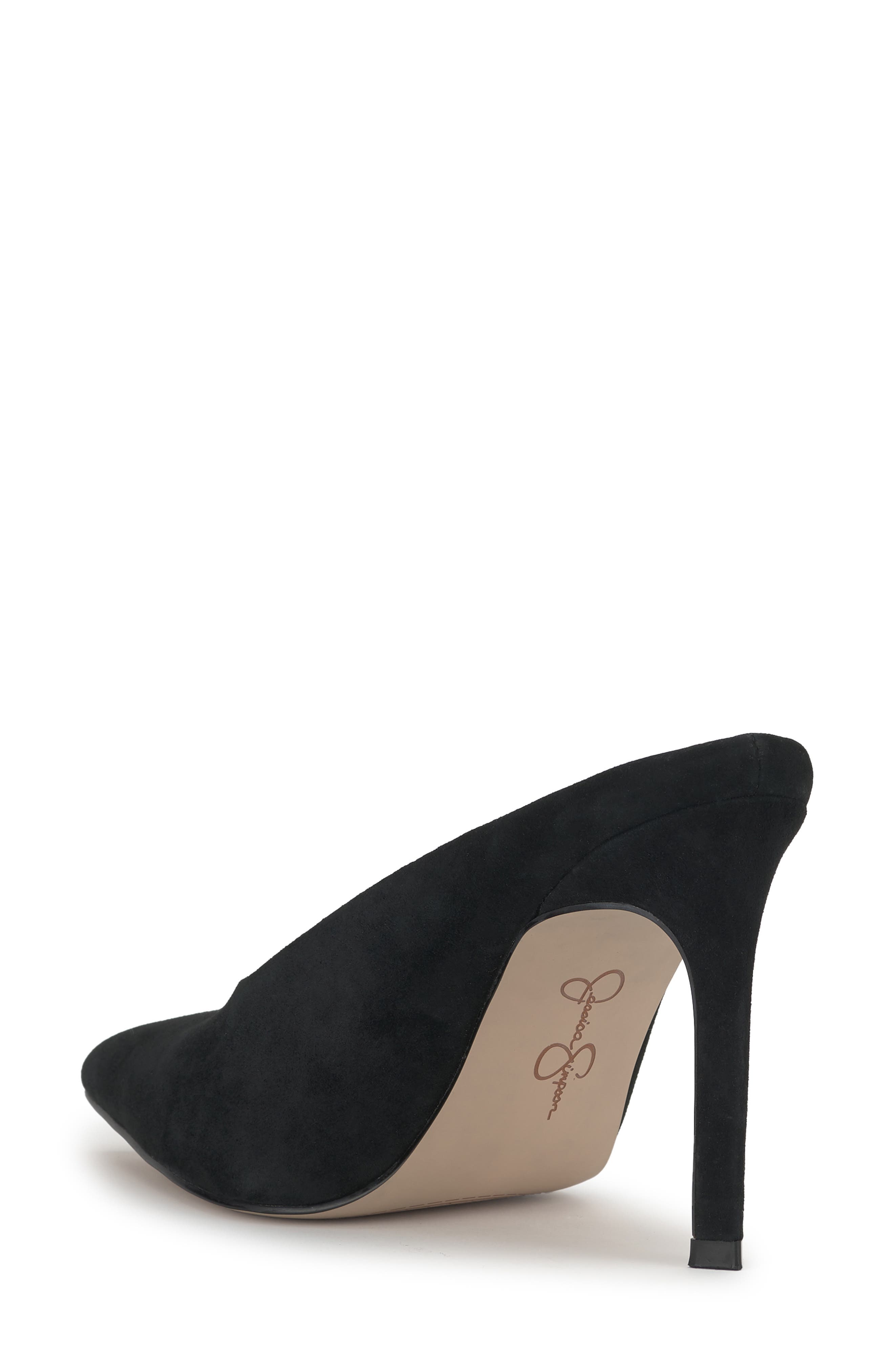 Jessica Simpson Wilix Pointed Toe Mule, Alternate, color, Black