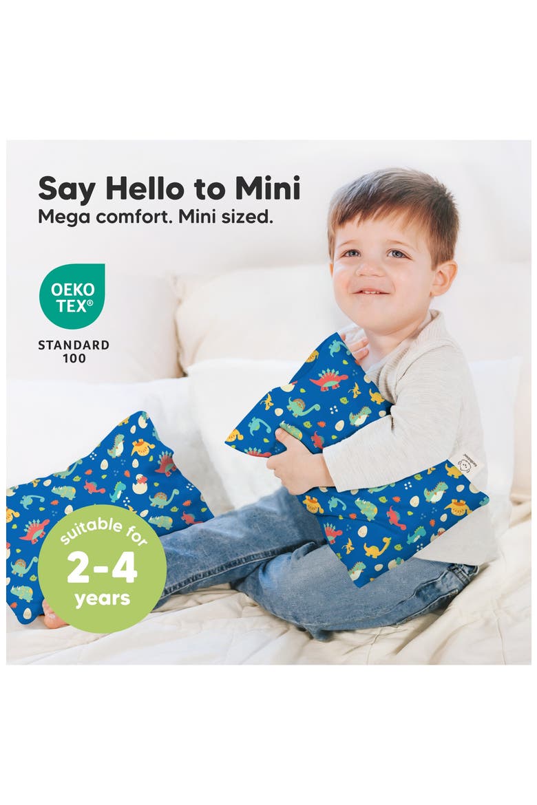 Mini Toddler Pillow With Pillowcase, Alternate, color, DinoWorld