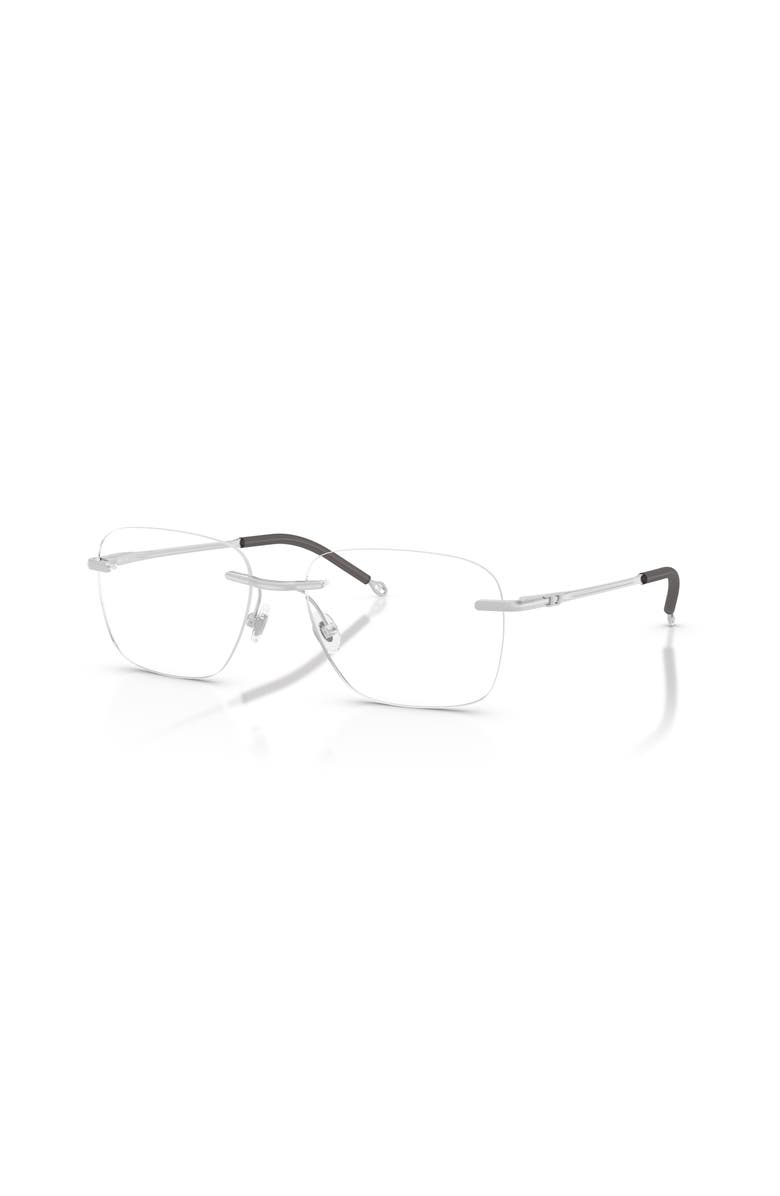 DIESEL<sup>®</sup> 55mm Rectangle optical glasses, Main, color, Transparent