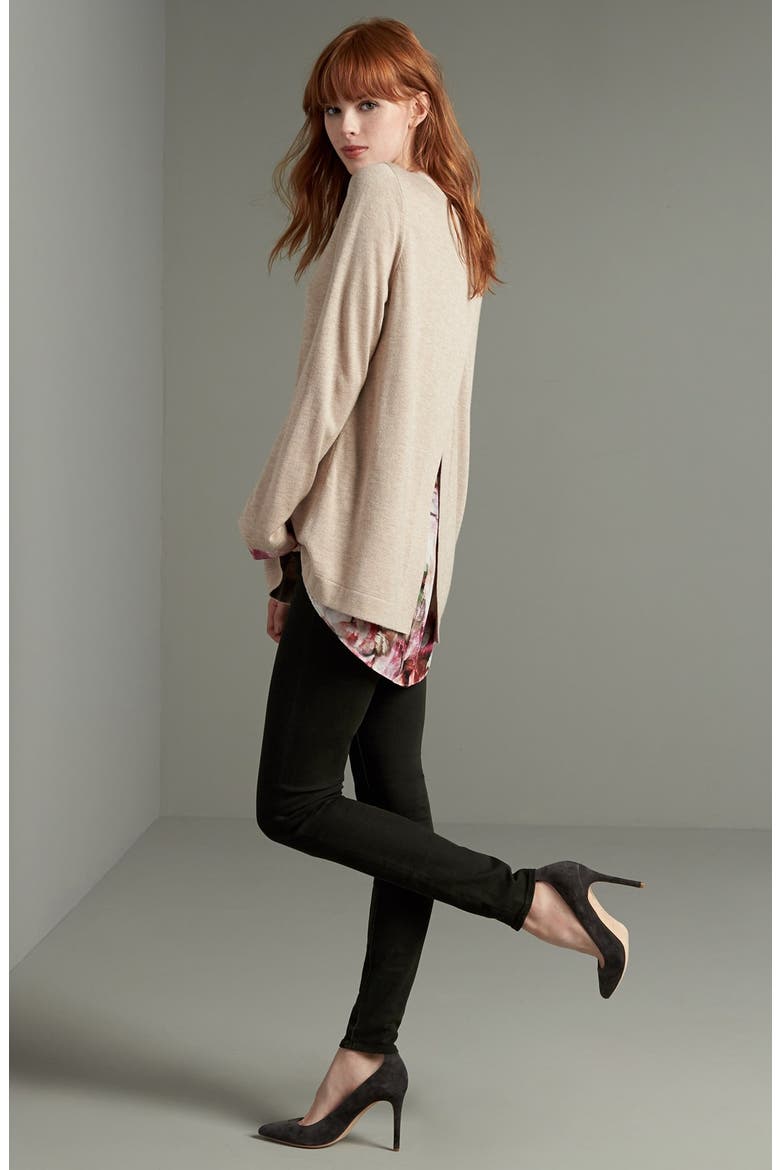 Alina Colored Stretch Skinny Jeans, Alternate, color, CAPER