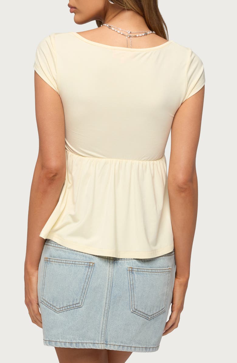 EDIKTED Kingsley Babydoll Top, Alternate, color, 