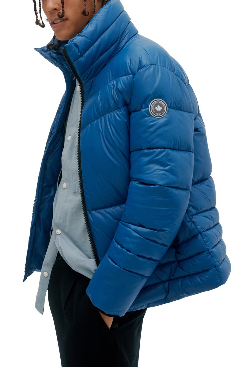 Noize Kobe Insulated Puffer Coat, Alternate, color, Steel