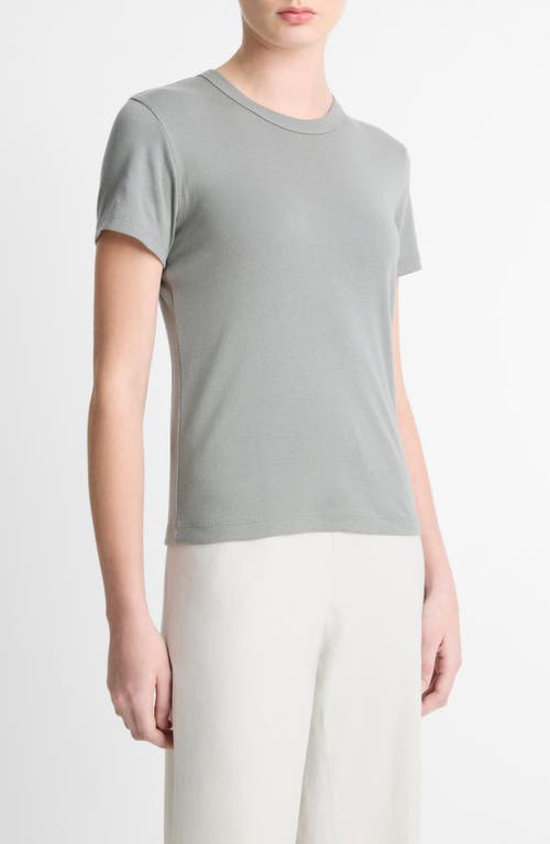 Vince Shrunken 90s Tee In Sea Stone