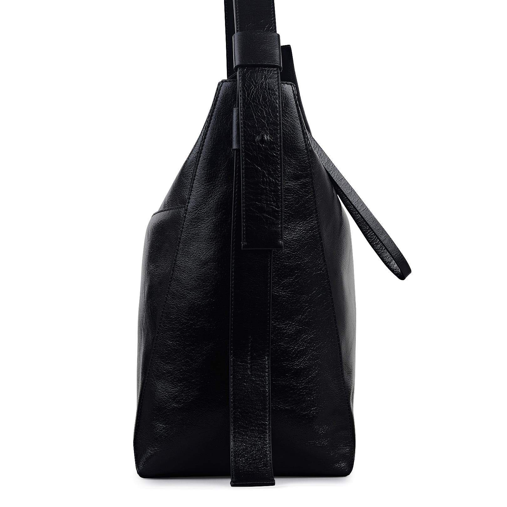 Radley De Beauvoir - High Shine Large Ziptop Shoulder Bag, Alternate, color, Black