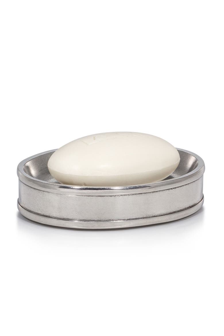 Contempo Polished Soap Dish, Main, color, SILVER