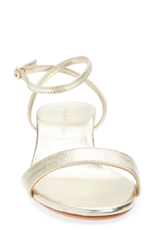 Loeffler Randall Jackie Mid Heel Sandal In Champagne