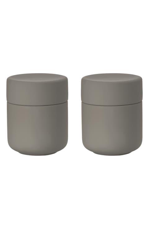 Ume Set of 2 Ceramic Jars