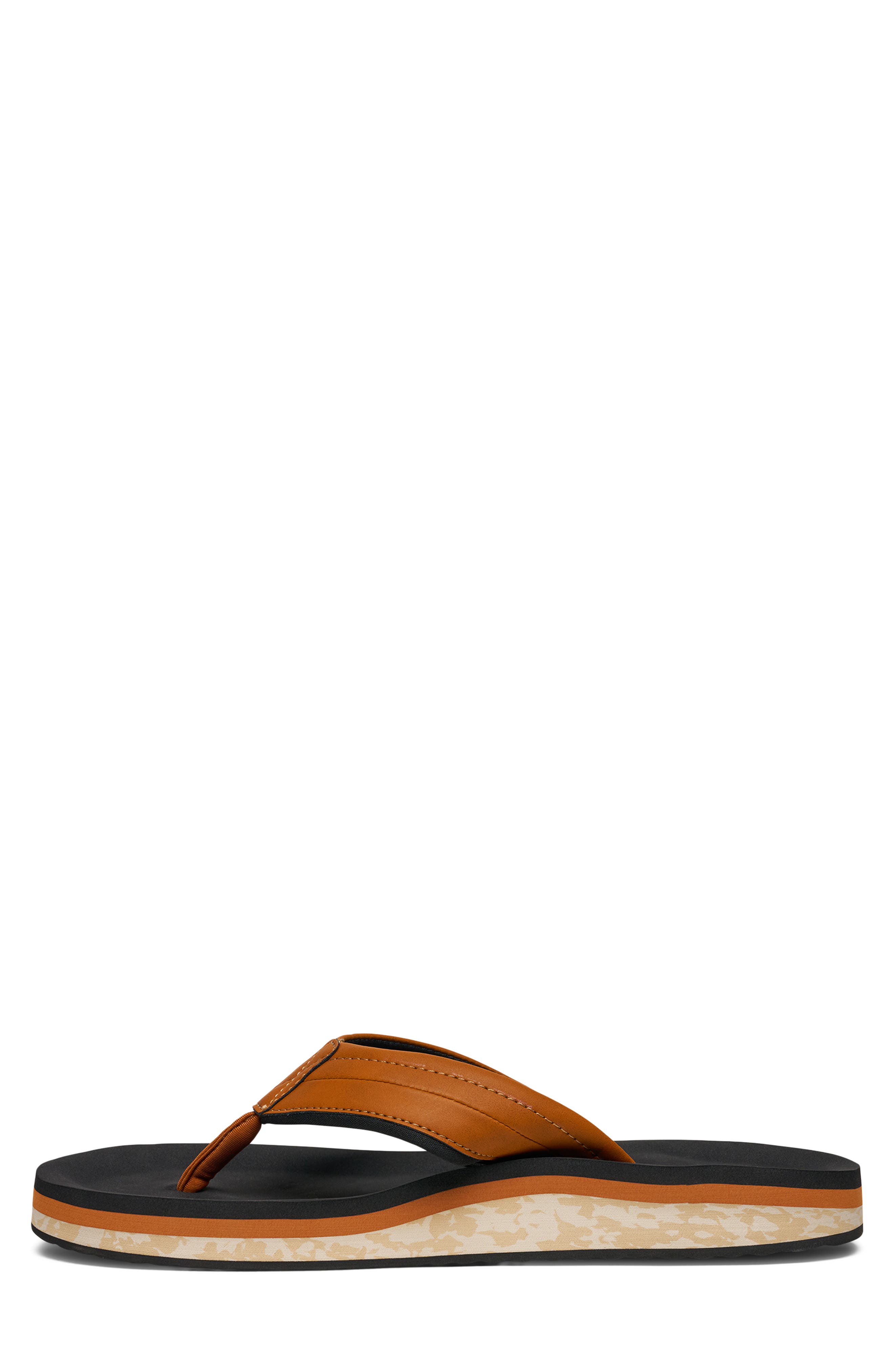 Tiderush Flip Flop, Alternate, color, ROASTED PECAN