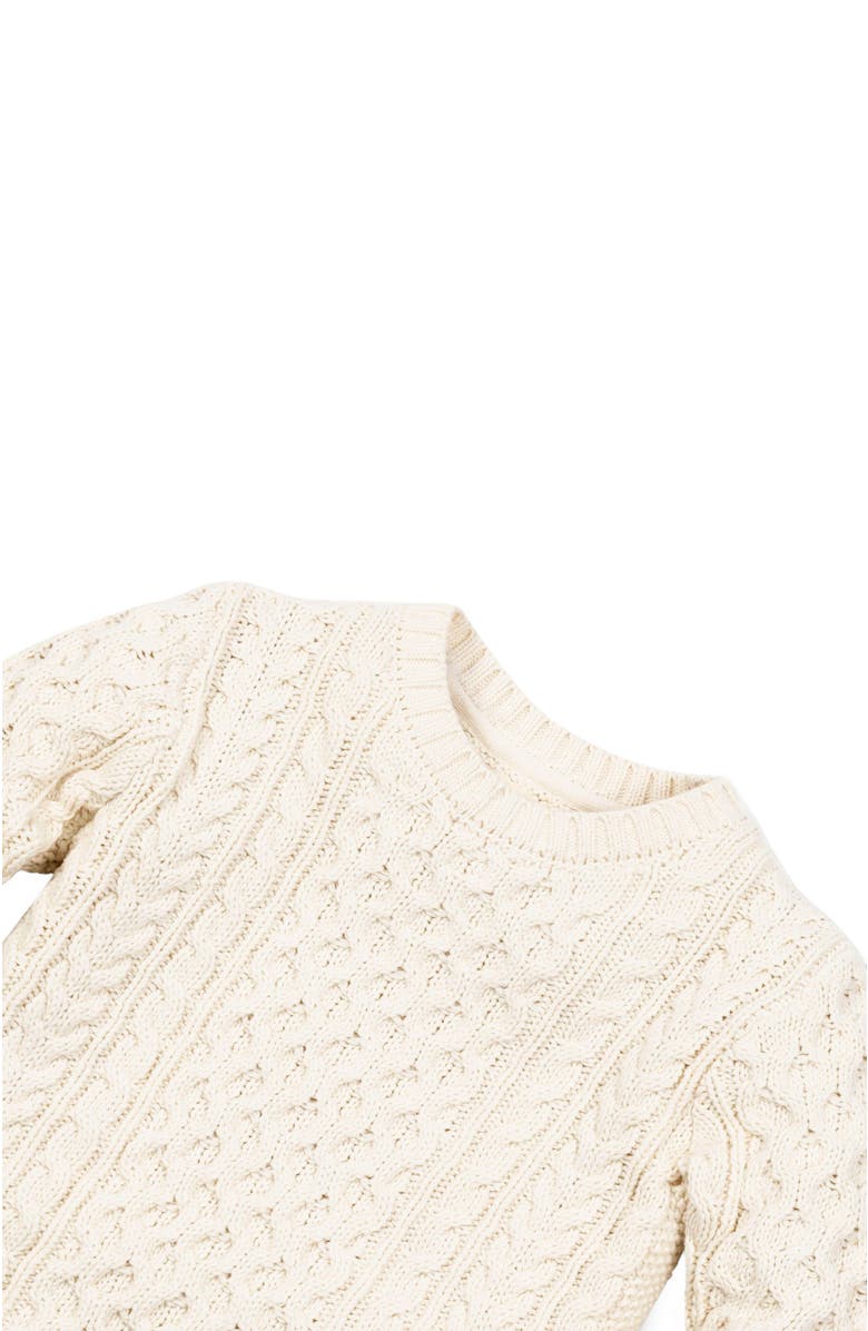 Hope & Henry Baby Boys' Organic Fisherman Sweater, Infant, Alternate, color, 