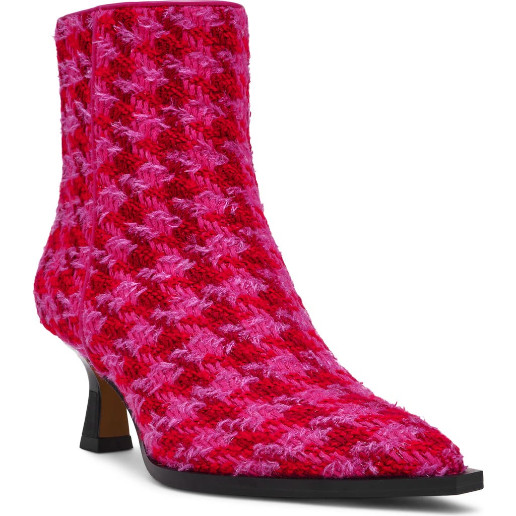 Betsey Johnson Louisa Pointed Toe Bootie In Multi