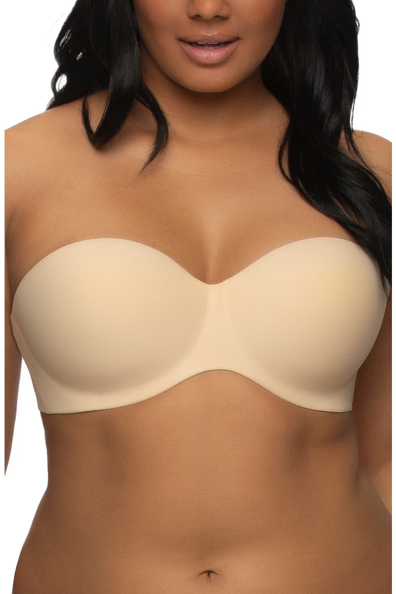 Hint of Skin Underwire Strapless Bra, Main, color, BARE
