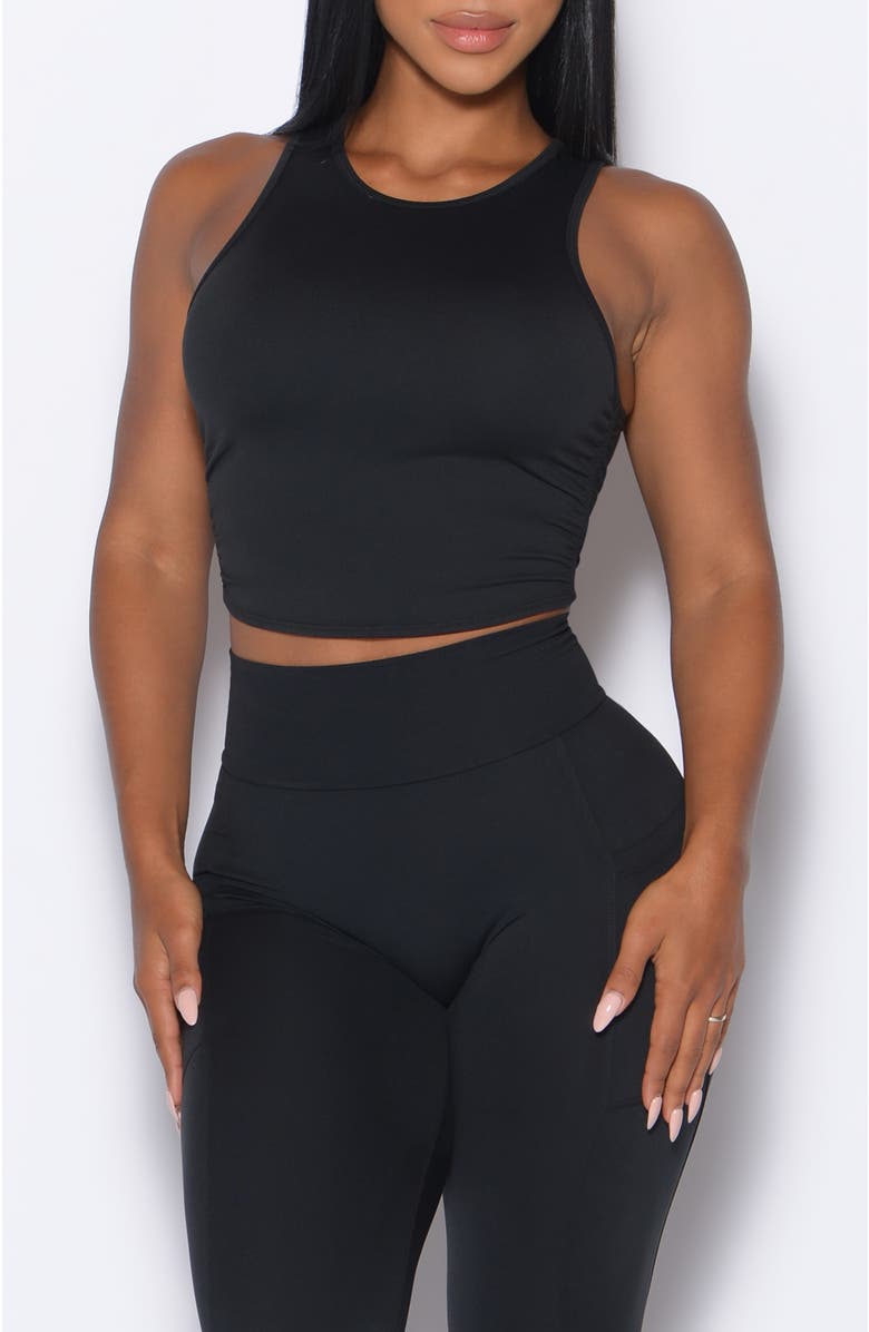 Bombshell Sportswear Muscle Scrunch Tank, Main, color, Black