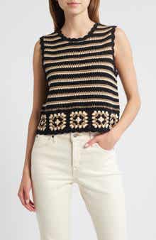 Rails Hazel Crochet Sweater Vest