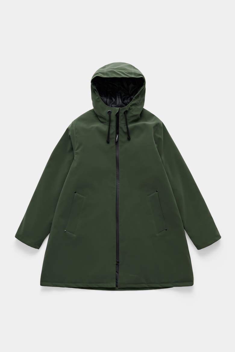 Mosebacke Matte Winter Coat, Alternate, color, Green