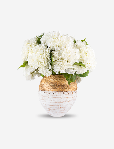 Viviana RealTouch Hydrangea Stoneweave Arrangement
