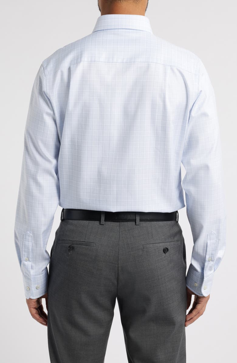 David Donahue Trim Fit Check Cotton Dress Shirt, Alternate, color,