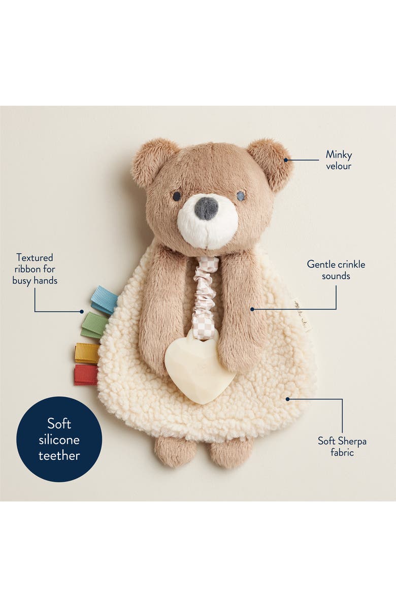 Itzy Ritzy Itzy Lovey Bear, Alternate, color, Beige Multi