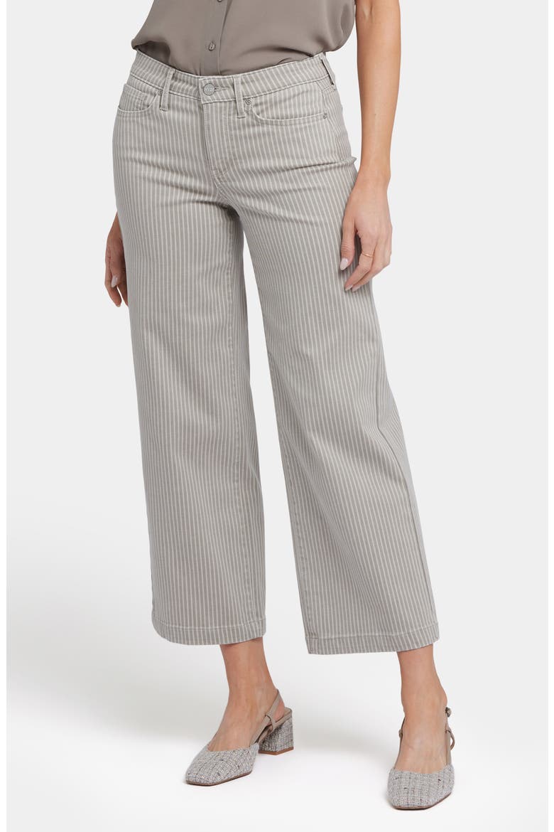 Teresa Ankle Wide Leg Jeans, Main, color, HIDDEN LODGE STRIPE