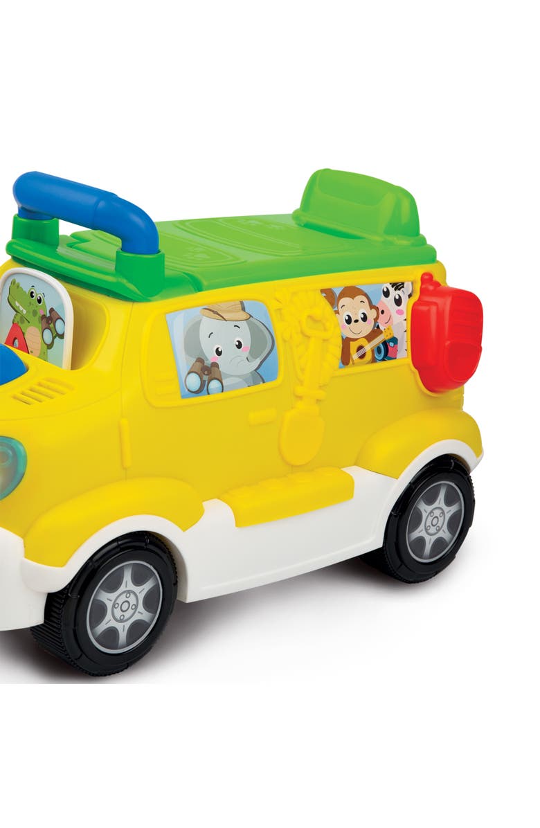 Brilliant Beginnings Ride 'Em Tiger Safari Foot To Floor Rideon Activity Bus, Ages 18 To 36 Months, Alternate, color, Multicolored