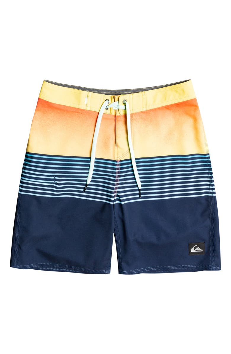 Quiksilver Kids' Surfsilk Ombré Board Shorts, Main, color, 