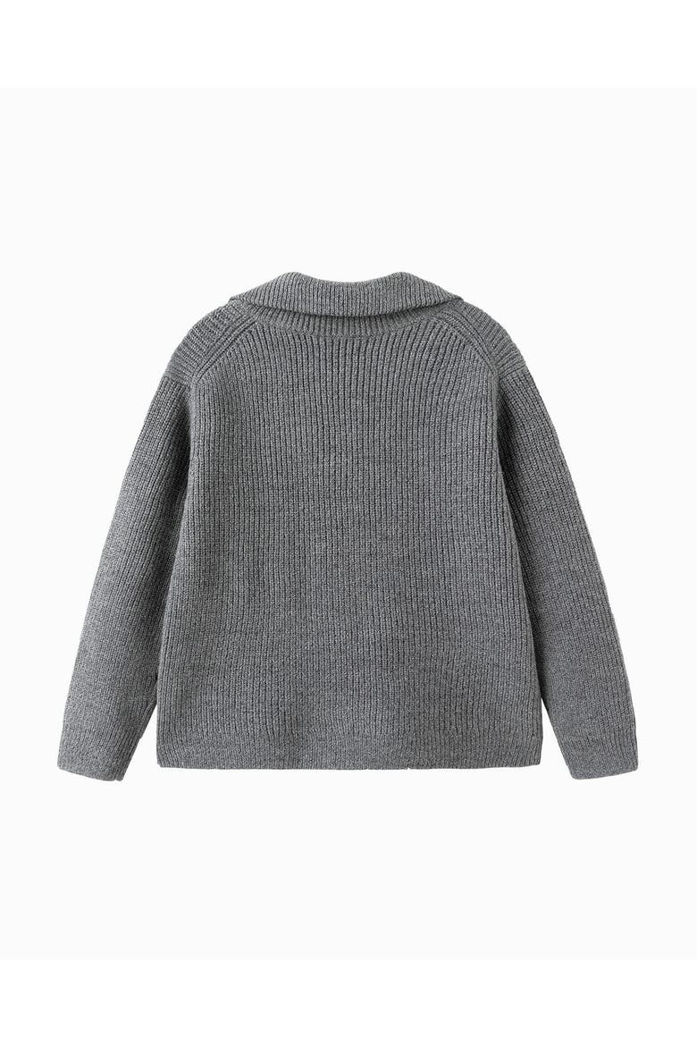 Cool Comfort Zip-Up Knit Jacket, Alternate, color, Grey