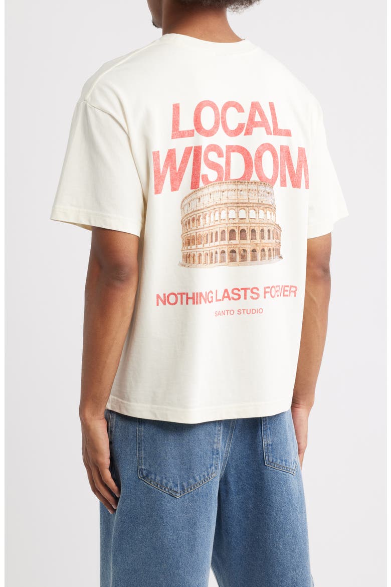 Local Wisdom Graphic T-Shirt, Alternate, color, CONCRETE WHITE