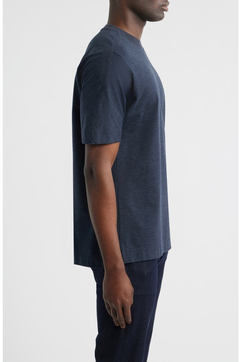 Taut Crewneck Top, Alternate, color, DARK BLUE