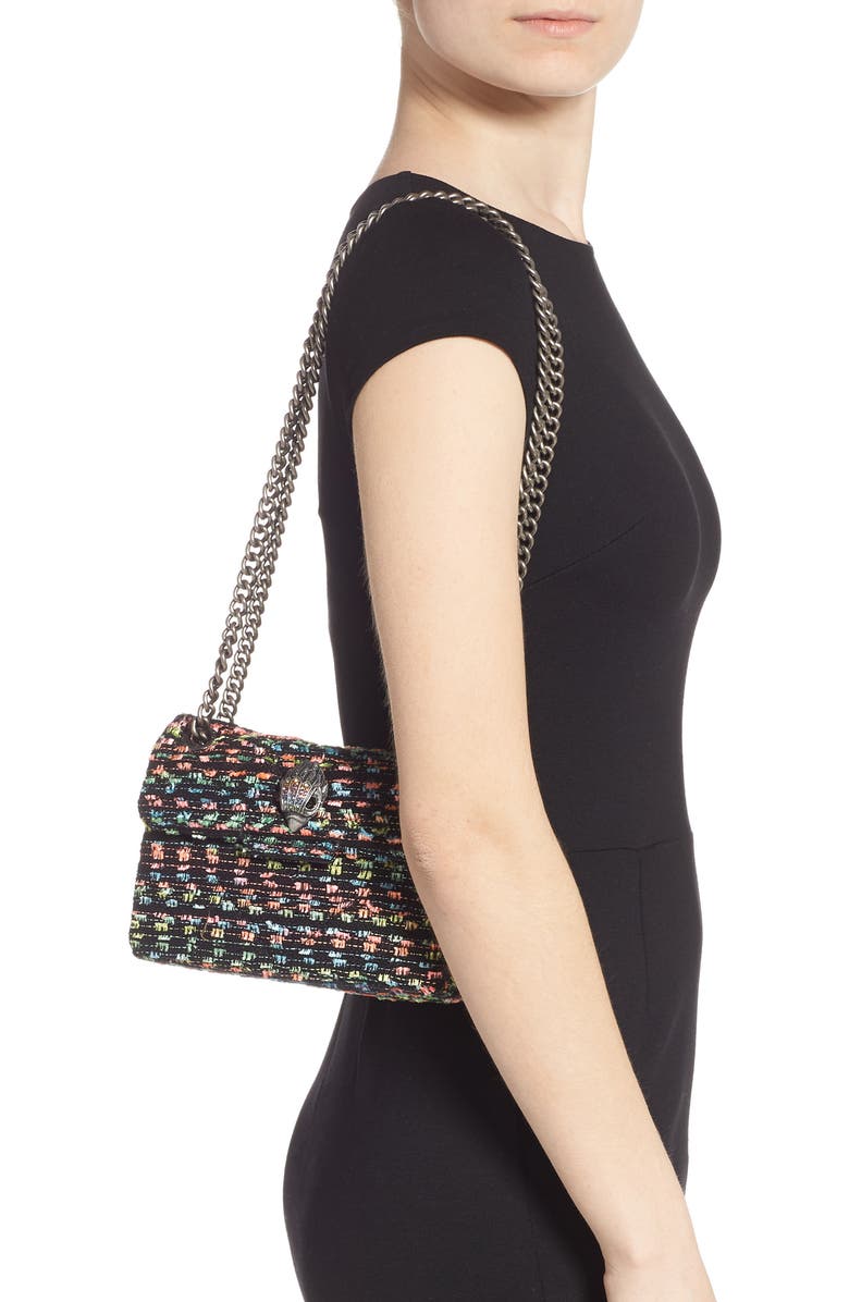 Kurt Geiger London Mini Kensington-X Tweed Shoulder Bag, Alternate, color,