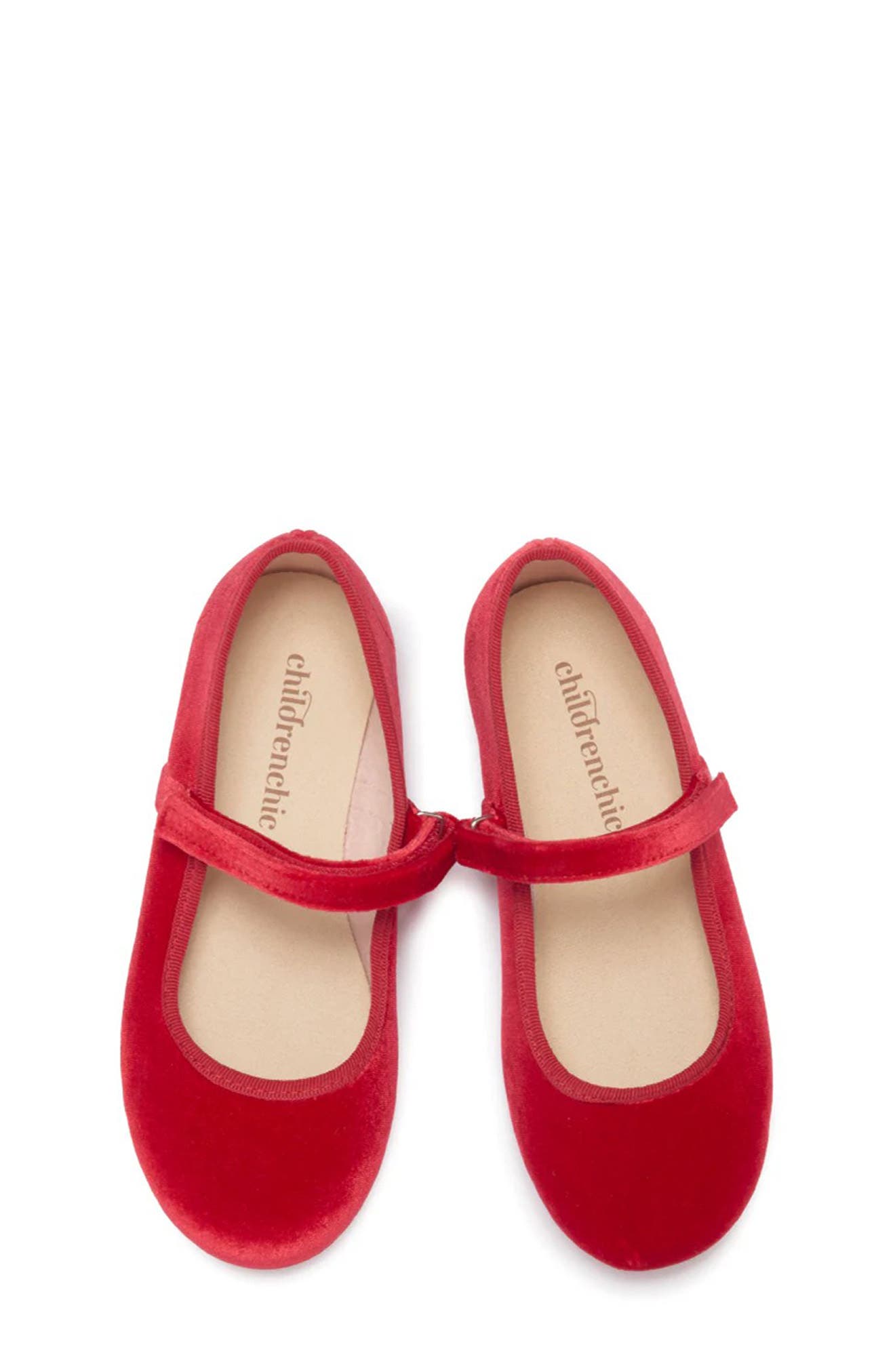 Kids' Cassie Mary Jane Flat, Alternate, color, RED