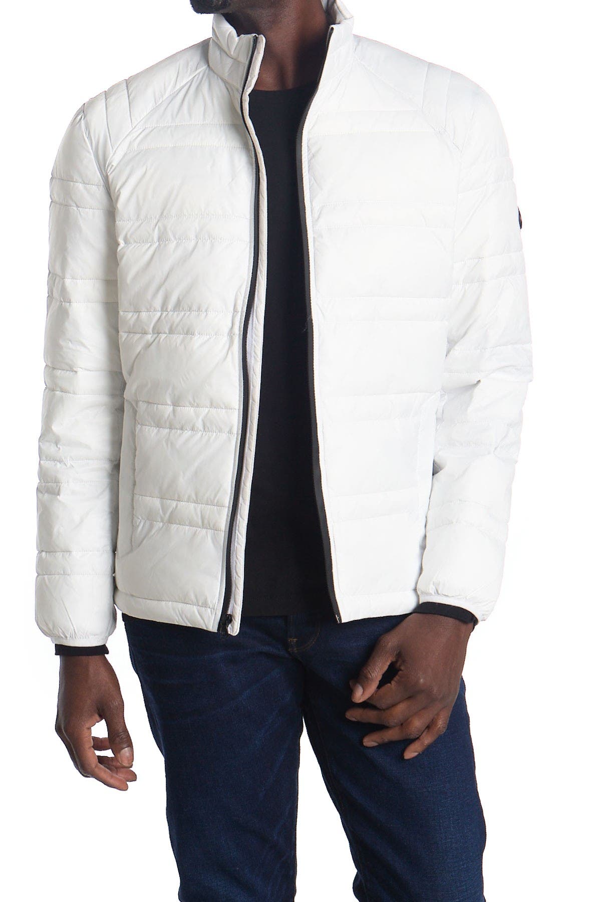 Michael Kors Variegated Water Resistant Quilted Jacket (Men ...
