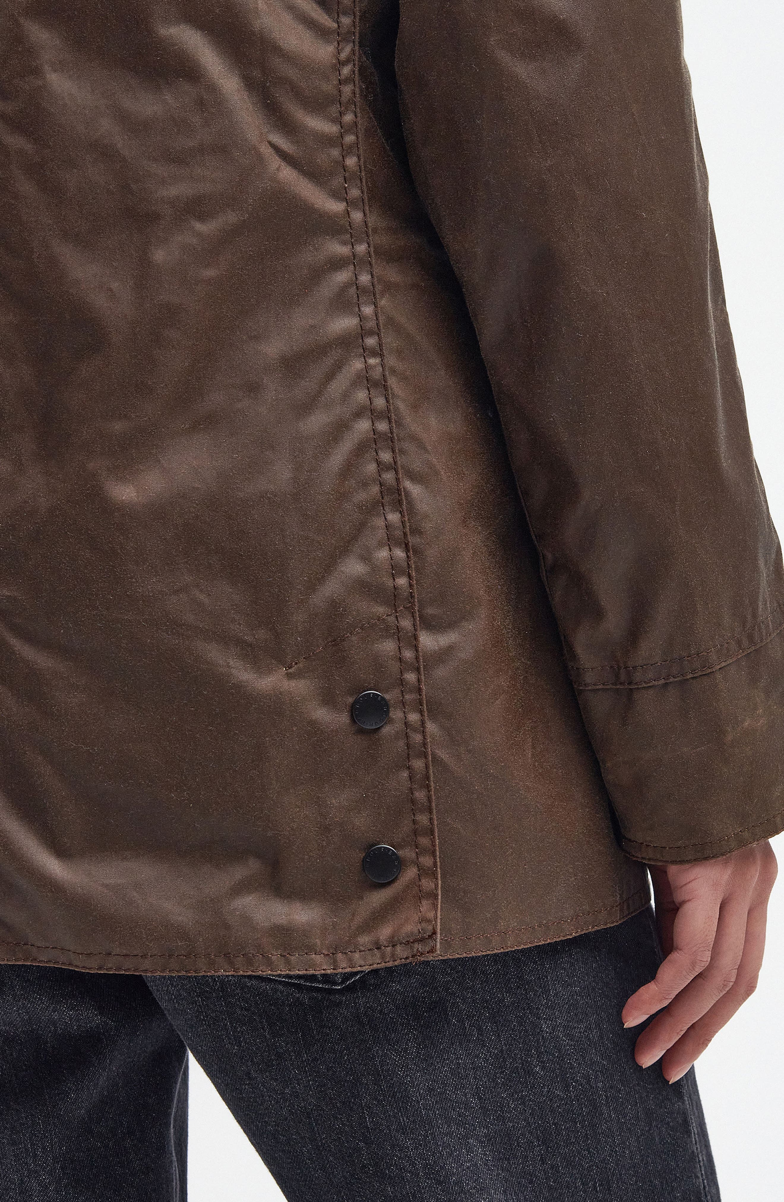 Barbour Beadnell Waxed Cotton Jacket — фото 6