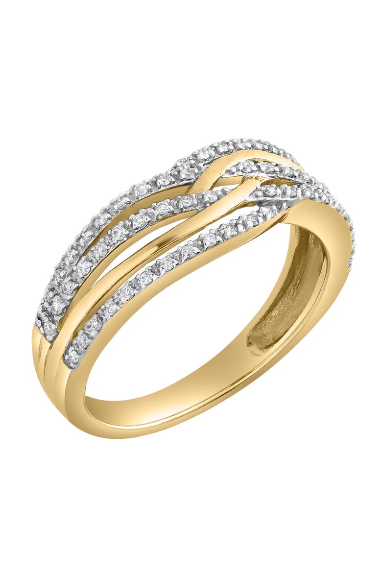 Amoura 0.20 Ct Natural Diamond 10K Gold Ring, Alternate, color, 10K Yellow Gold