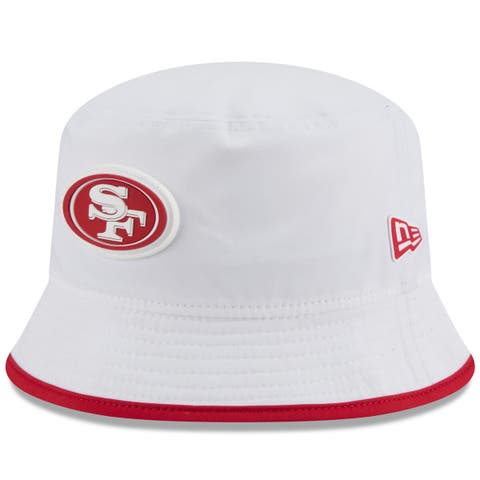 Men's New Era  White San Francisco 49ers 2025 NFL Training Camp Stretch Bucket Hat