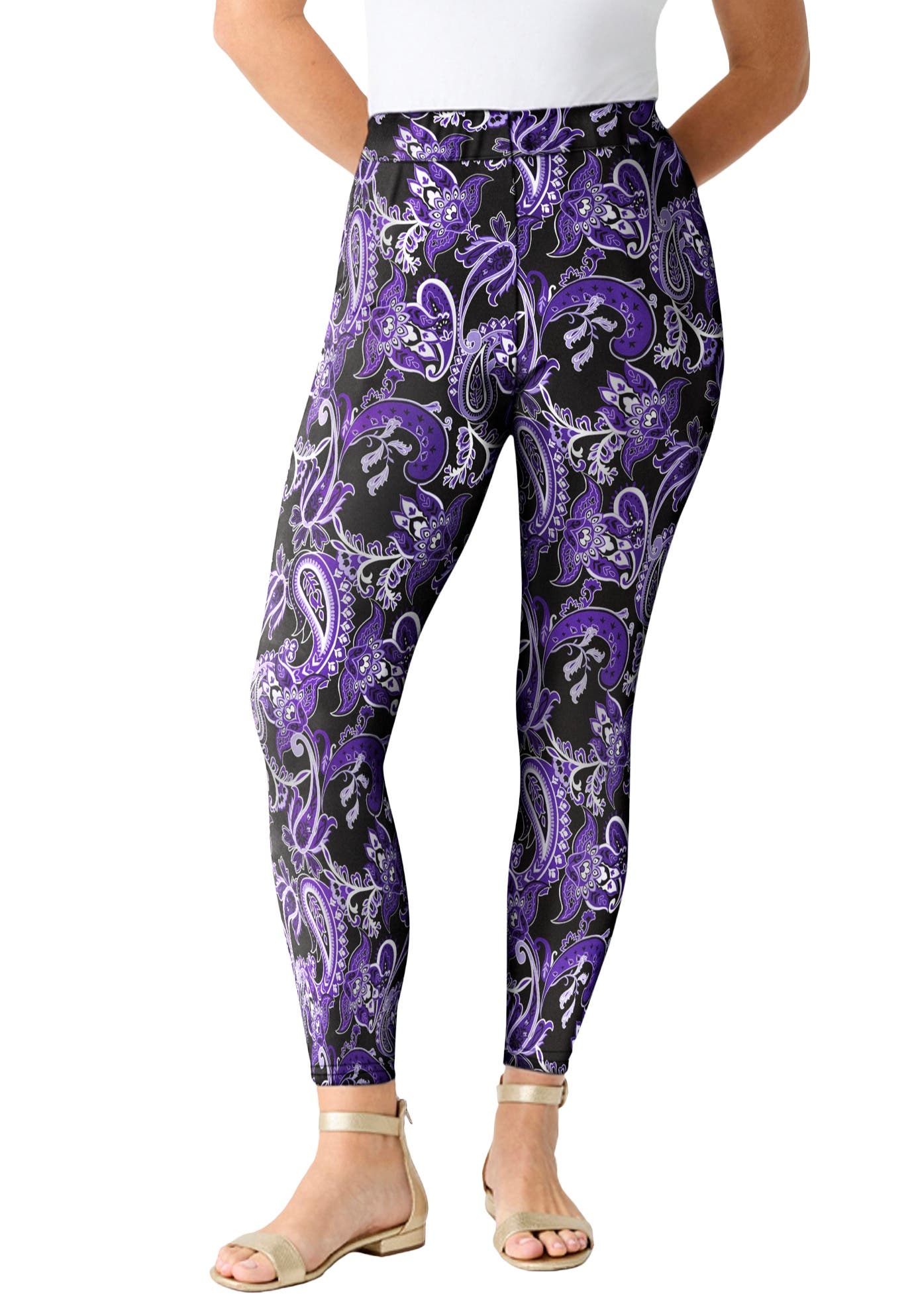 VIOLET FLORAL PAISLEY