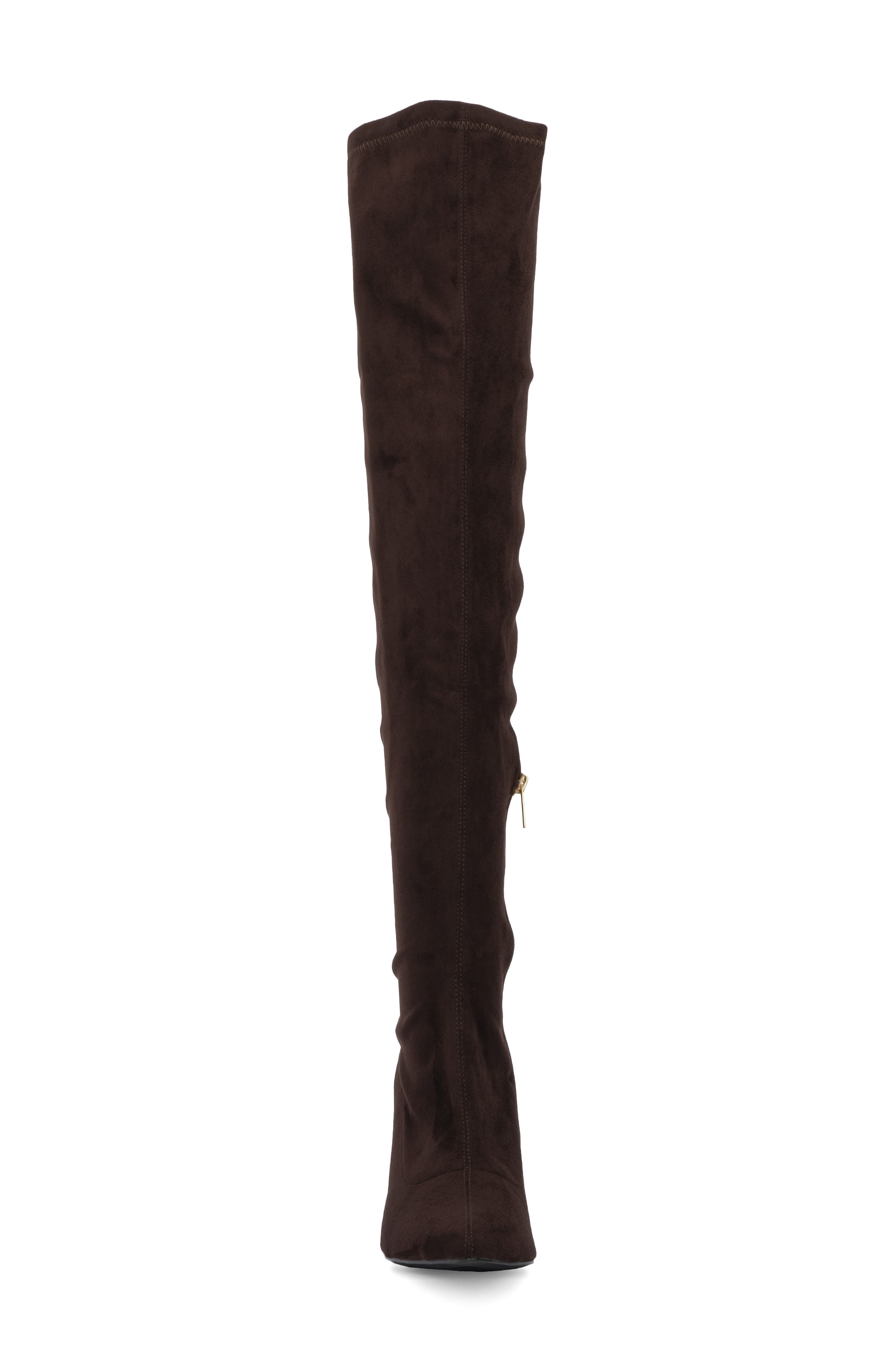 NEW YORK AND COMPANY Monia Over-the-Knee Boot, Alternate, color, Brown