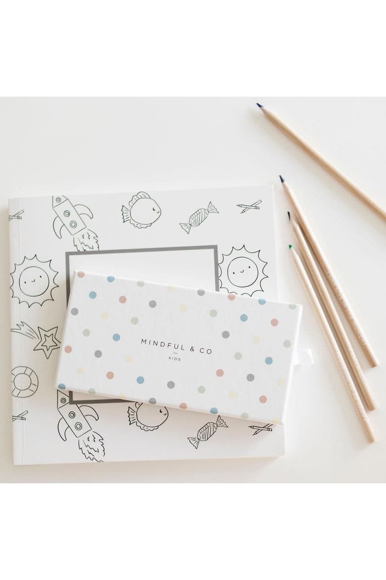 Mindful Coloring Pack, Alternate, color, White