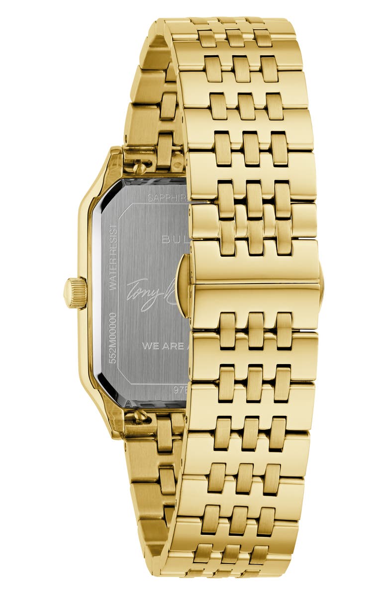 BULOVA Tony Bennett We Are All Here Goldtone Bracelet Watch, 32mm, Alternate, color, Gold-Tone