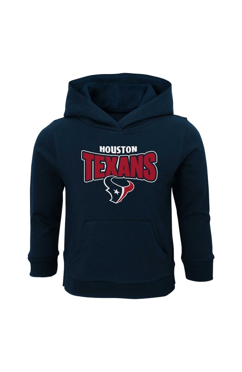 Outerstuff Toddler Navy Houston Texans Draft Pick Pullover Hoodie, Main, color, Navy