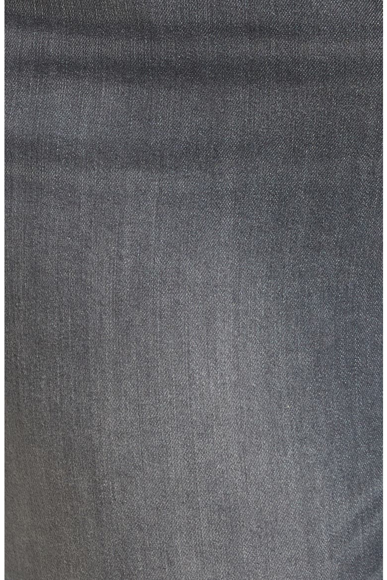 'Ab'Solution Raw Hem Straight Leg Jeans, Alternate, color, GREY
