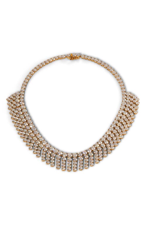 Nadri Starlight Crystal Fringe Collar Necklace