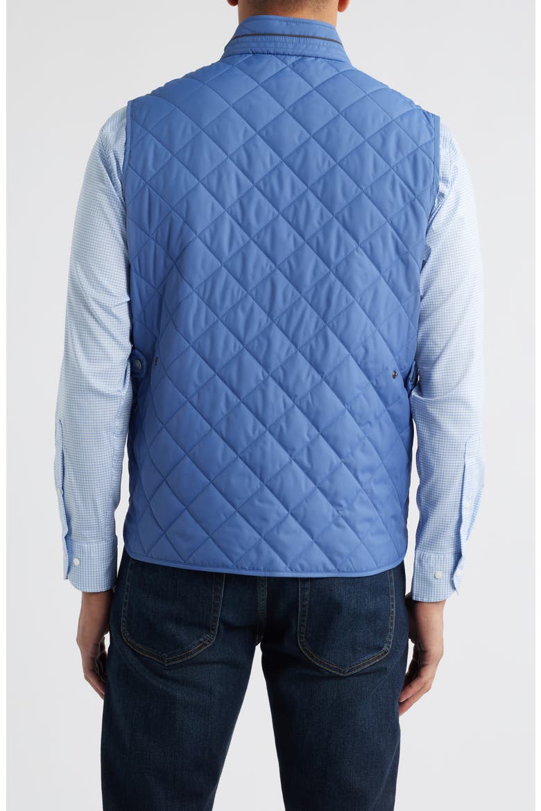 Essex Water Resistant Quilted Vest, Alternate, color, ASTRAL BLUE