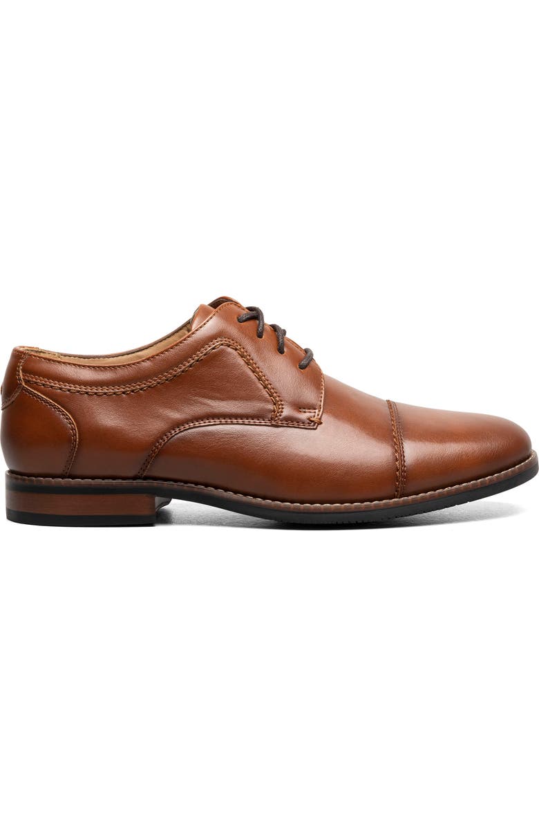 NUNN BUSH Wedgewood Cap Toe Derby, Alternate, color, Cognac