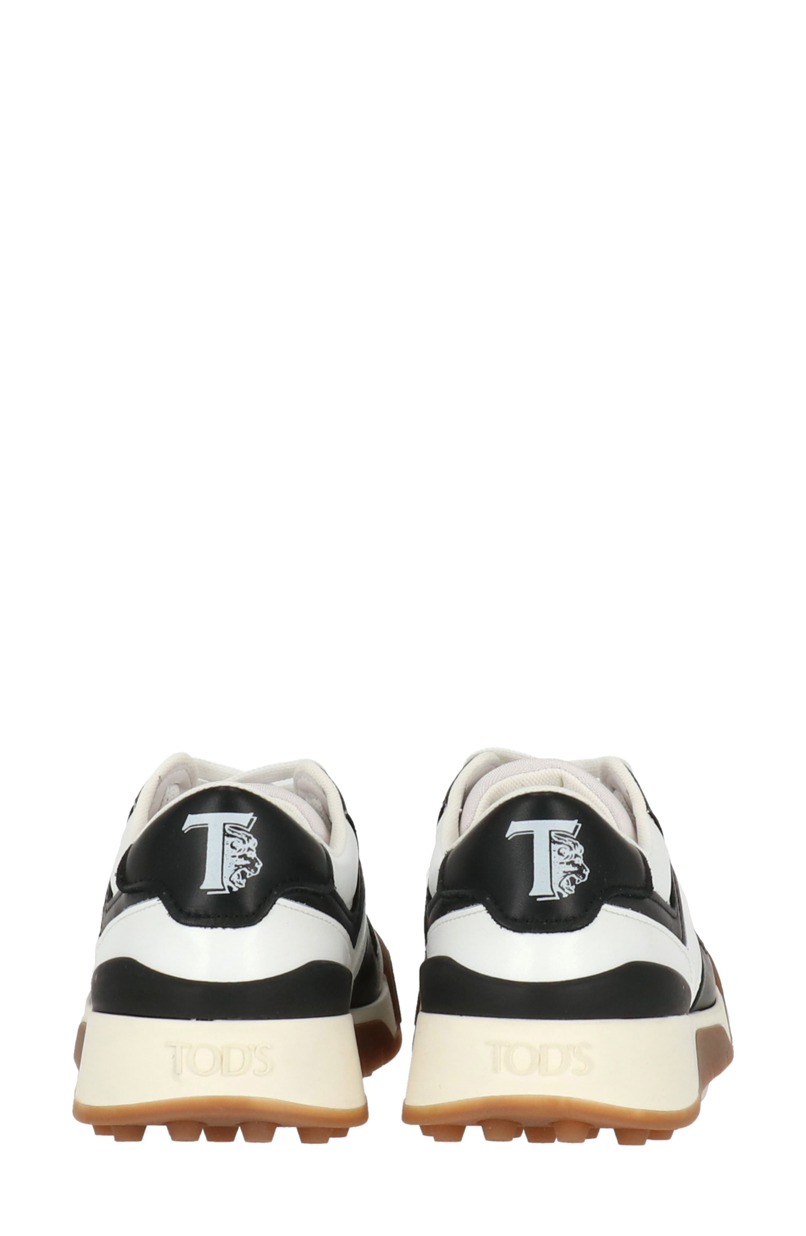 Tod's Colorblock Leather Sneaker, Alternate, color, 