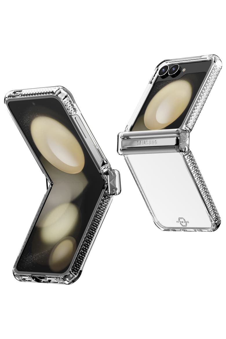 Hybrid_R Clear Hinge Case for Samsung Galaxy Z Flip6, Alternate, color, Clear