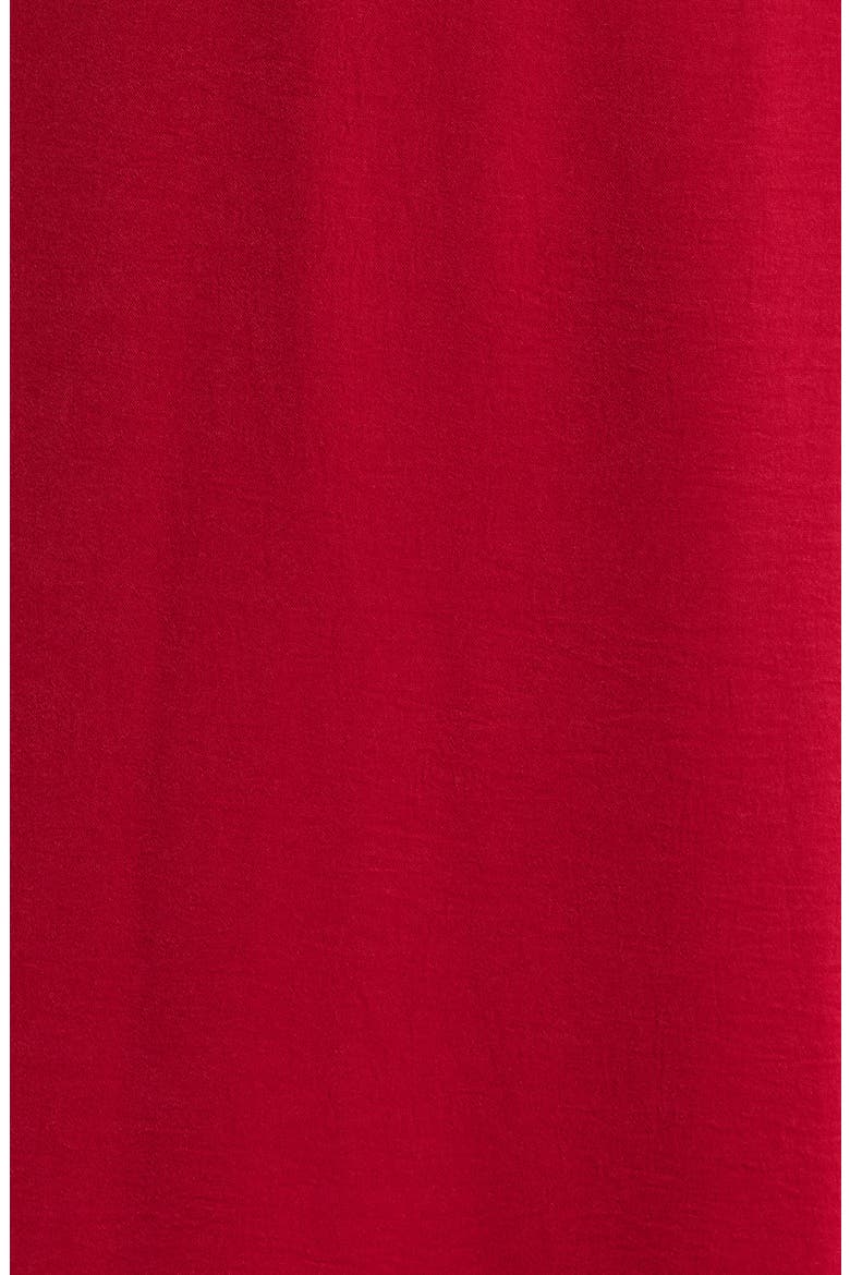 Tie Waist Long Sleeve Wrap Dress, Alternate, color, GARNET