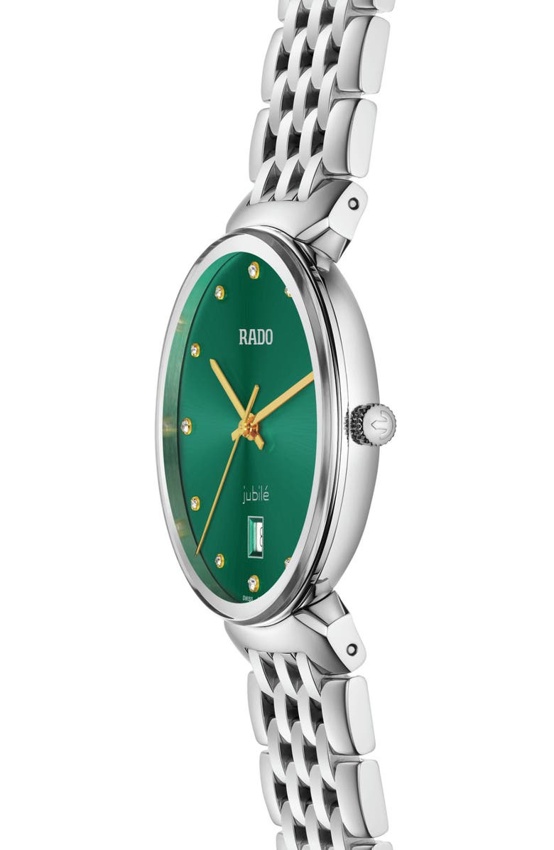 RADO Florence Diamond Bracelet Watch, 30mm, Alternate, color, 