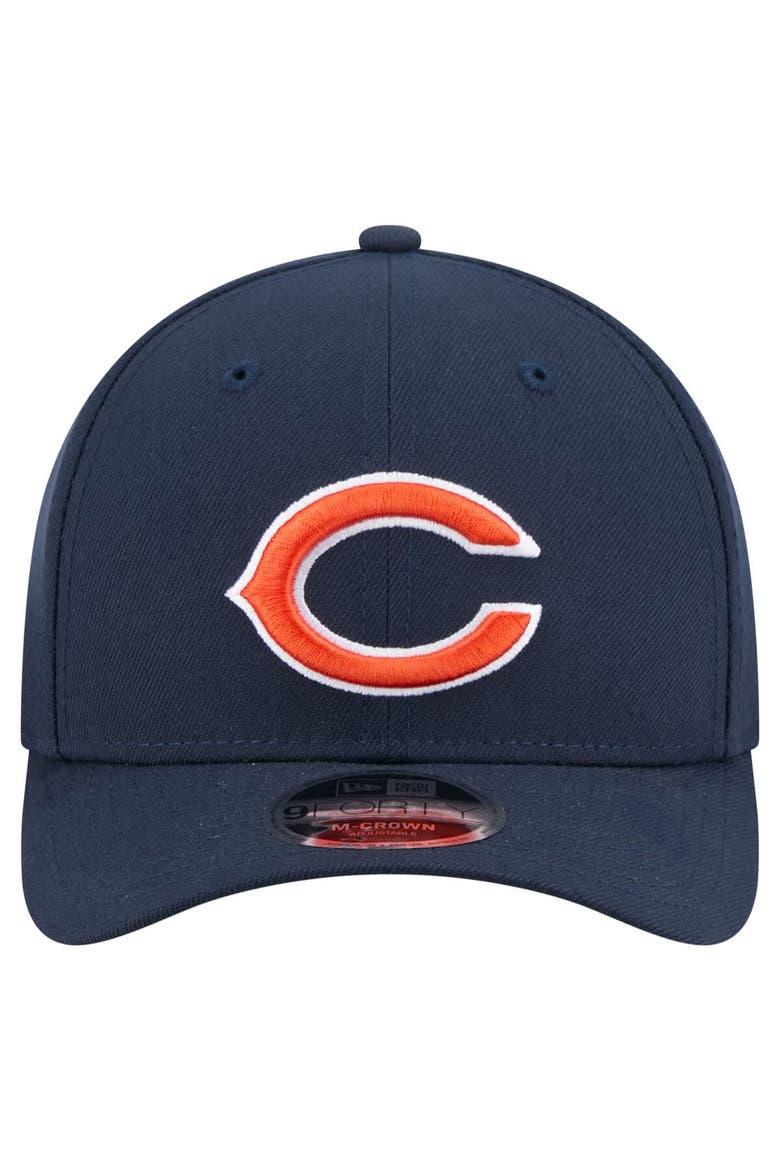 Men's New Era  Navy Chicago Bears Team Collection 9FORTY M-Crown Adjustable Hat, Alternate, color, Navy