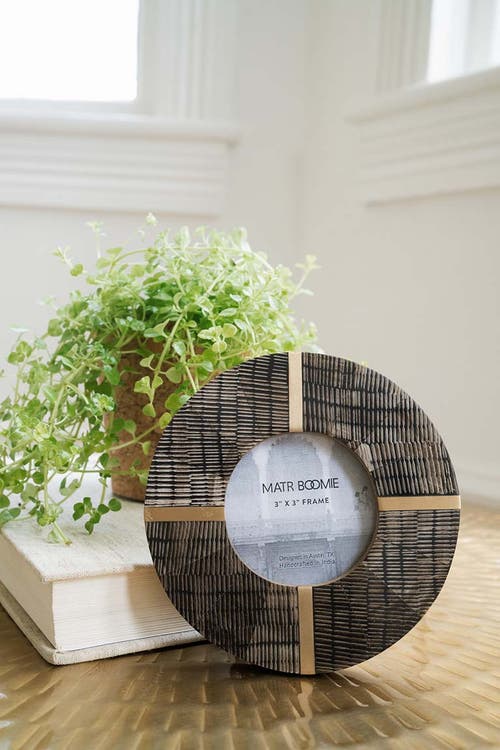 Matr Boomie Kerala 3x3 Picture Frame In Brown - 3x3